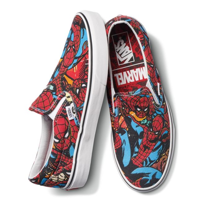 slip on spiderman
